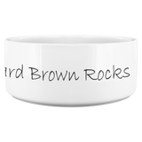 Bowl For Dog "Hard Brown Rocks"